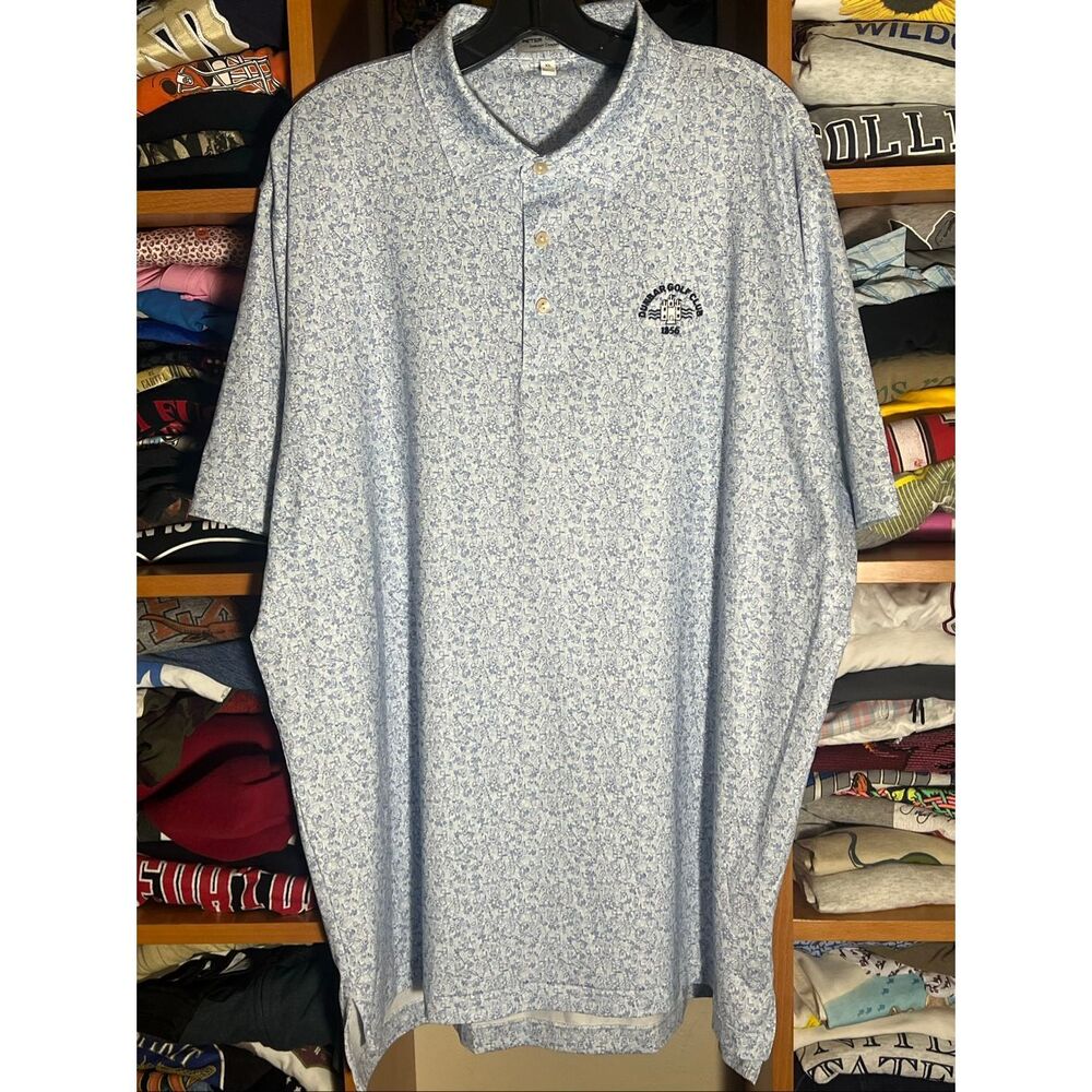 Peter Millar Men’s Summer Comfort Dazed And Transfused Golf Polo Shirt XL